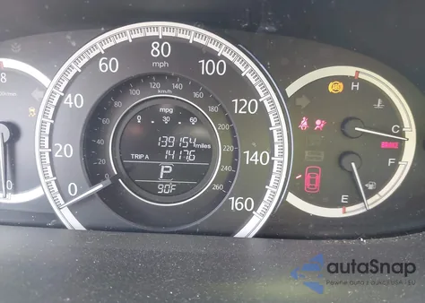 2014 Honda Accord Ex z USA, uszkodzony, nr VIN 1HGCR2F76EA153858